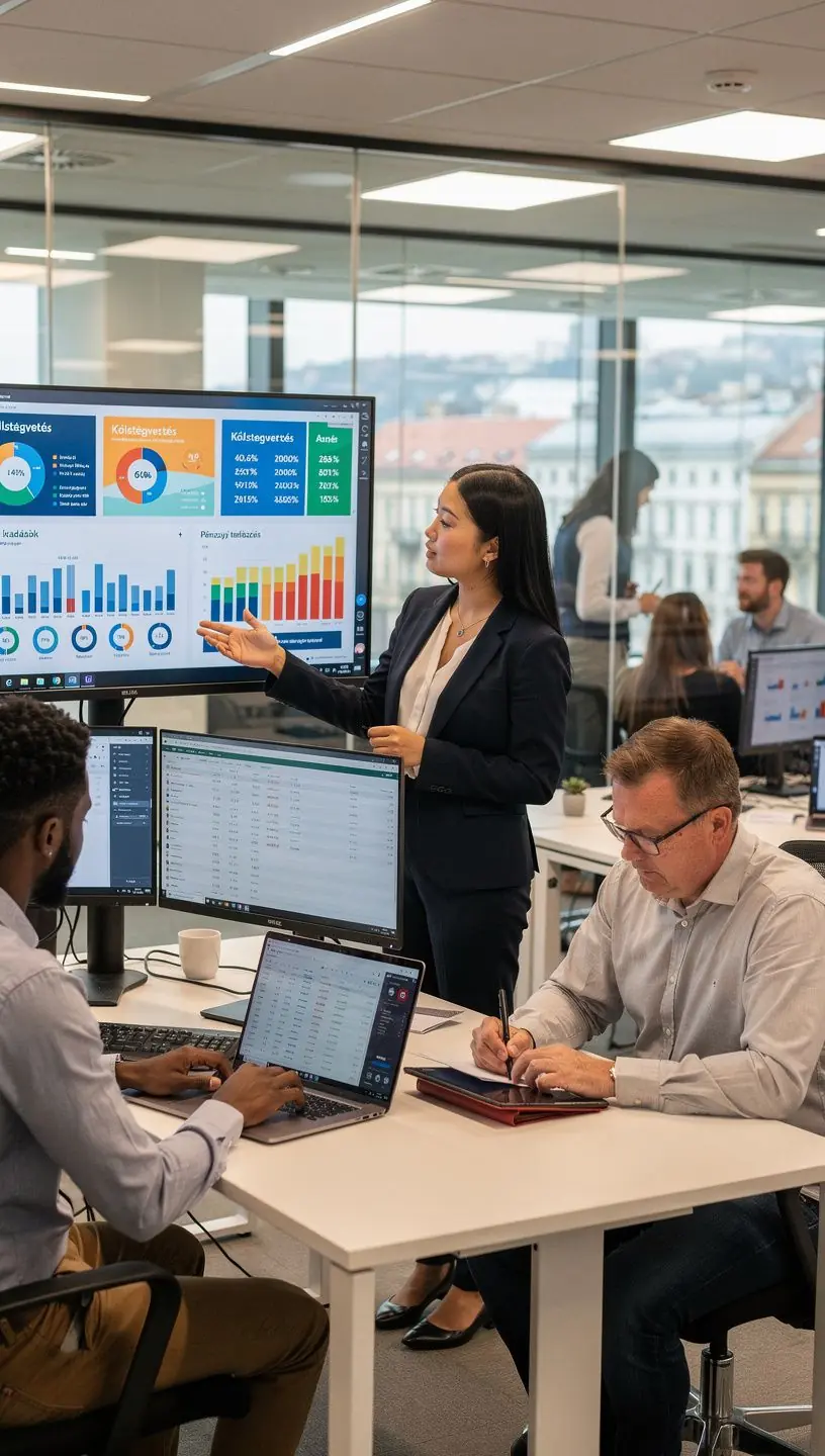 Kép egy lépésről lépésre útmutatóról, amely támogatja a pénzügyi célok elérését Magyarországon.